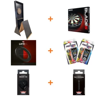 Inklapbare Dartkast Complete Set