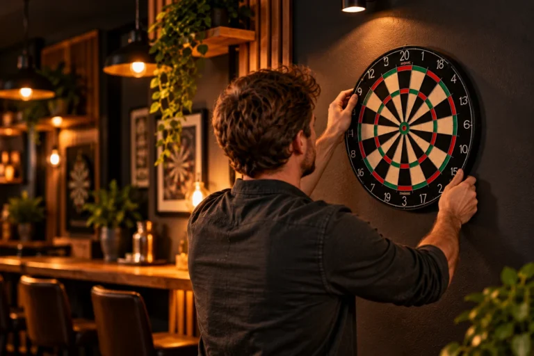 Dartbord ophangen? Zo hang je hem op de juiste hoogte en afstand